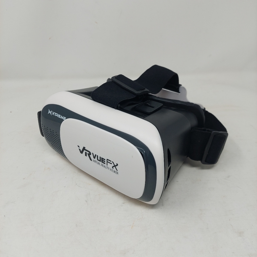 Xtreme Vr Vue Fx Virtual Reality Viewer Cell Phone Holder Headset White Black